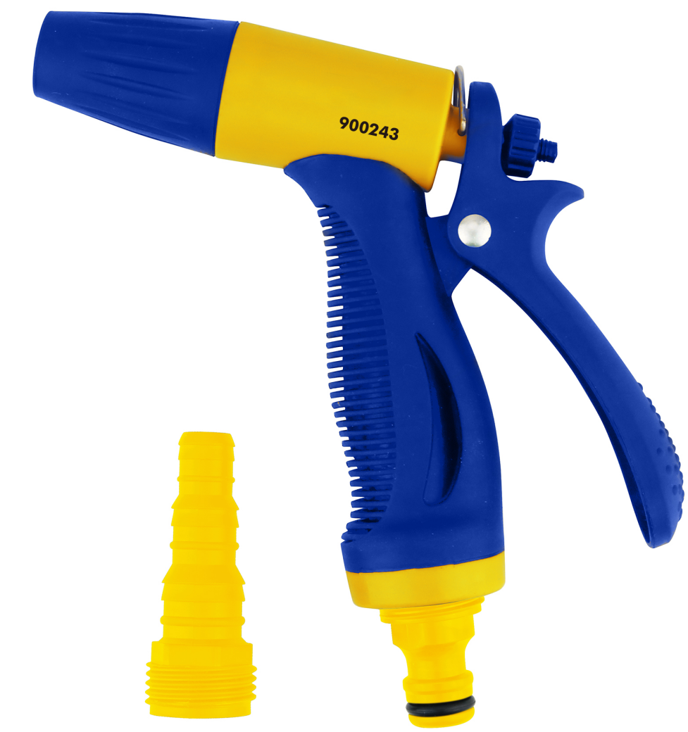 A pointed water gun